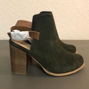 Suede Heeled Bootie